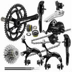 Groupe Campagnolo Veloce Black 10 vitesses double plateau